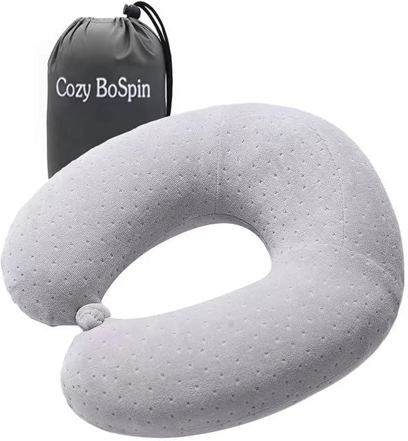 Homely Lee Travel Pillow - Memory Foam Neck Pillow Support Pillow,& Lightweight Quick Pack for Camping,Sleeping Rest Cushion
