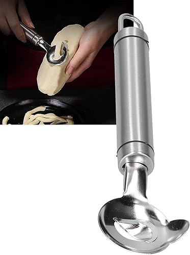 Miniatura 3 de Fdit Cuchillo de fideos de cocina, cuchillo de fideos, diseño ranurado resistente, pequeño para cocina para el hogar, para cortar verduras para