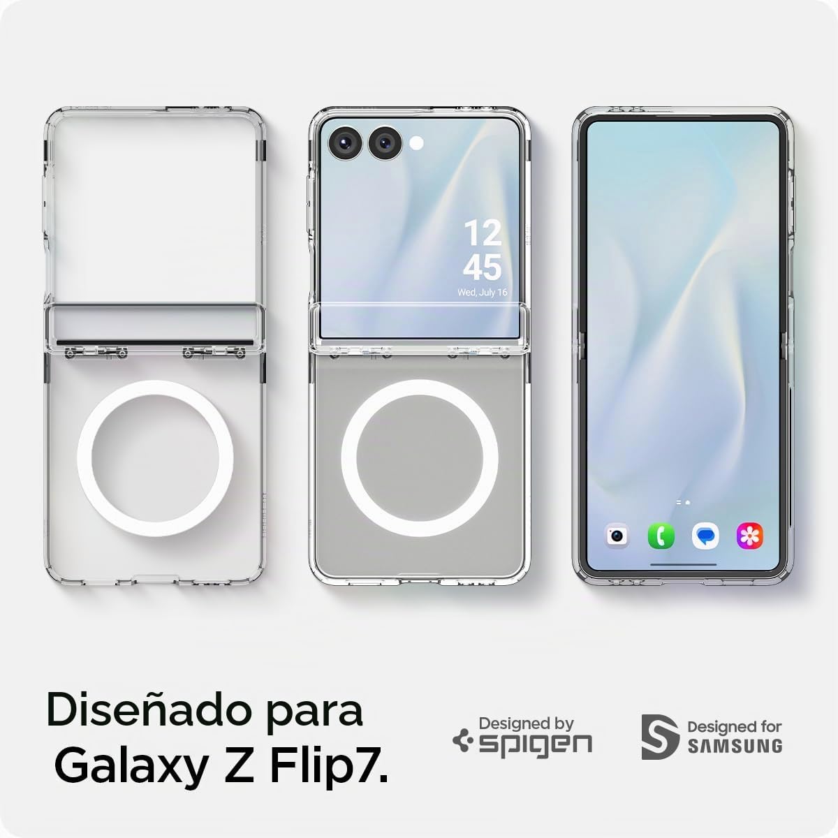 Spigen Funda Ultra Hybrid Pro MagFit para Samsung Samsung Galaxy Z Flip 7