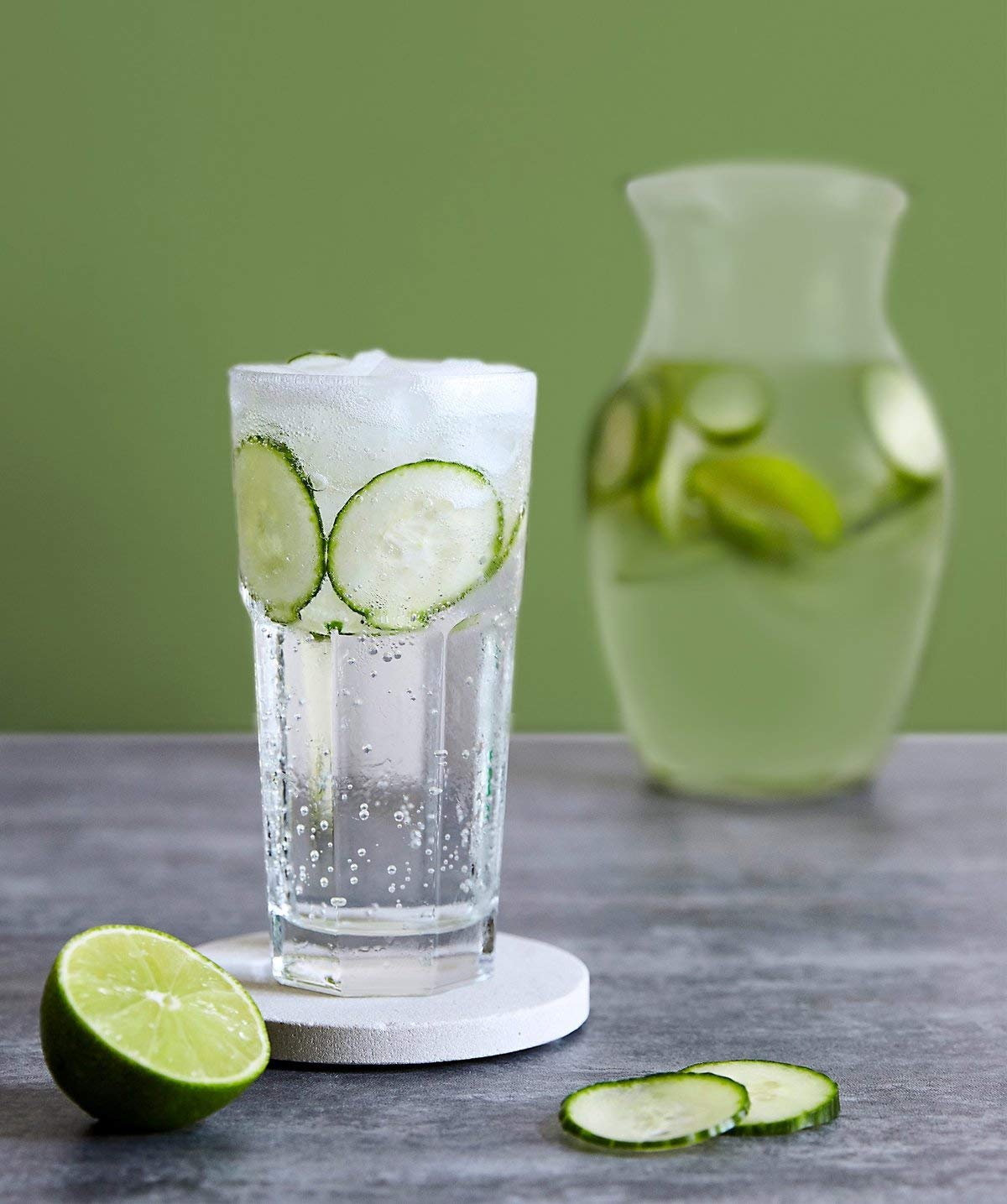 Incrizma Glassware - Imported High Ball Glass Tumbler Set of 6, 420 ml