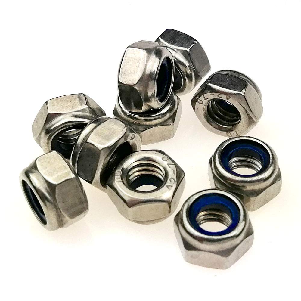 Tuercas Hexagonales Autoblocante Acero Inoxidable DIN 985 (M20) x50