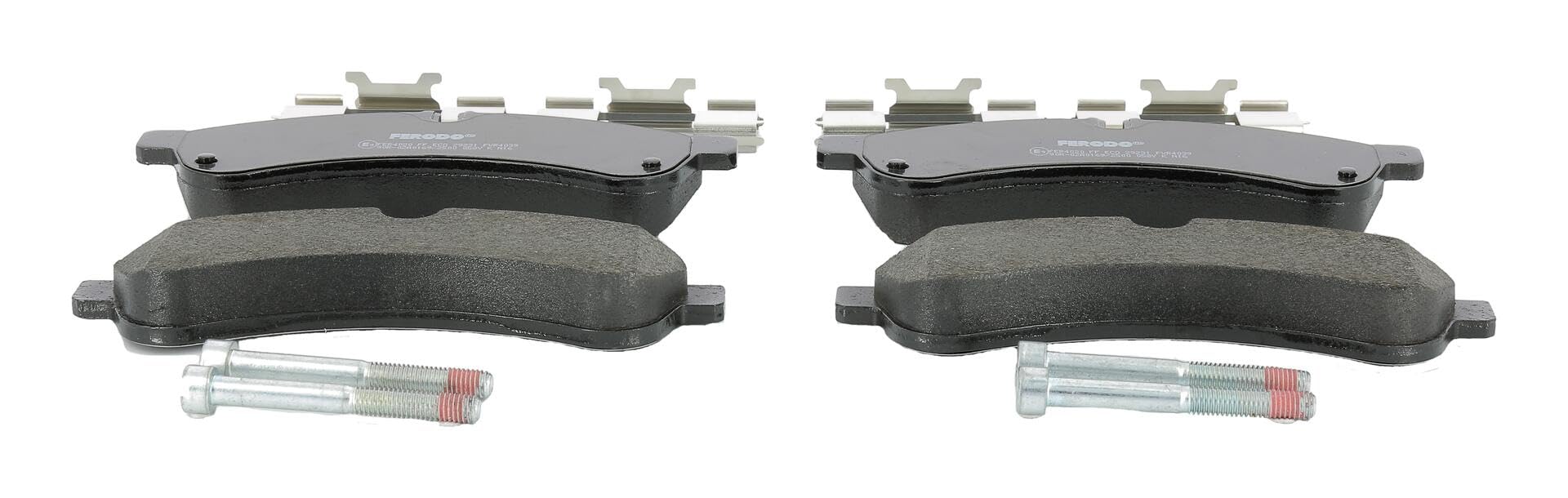 FERODO Juego de pastillas de freno para Coche Trasero preparado para indicador de desgaste con accesorios FVR4039 Juego de pastillas de freno Compatible con IVECO Daily VI Furgón DAILY VI Caja/Chasis