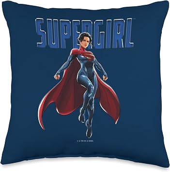 The Flash Movie Supergirl Throw Pillow