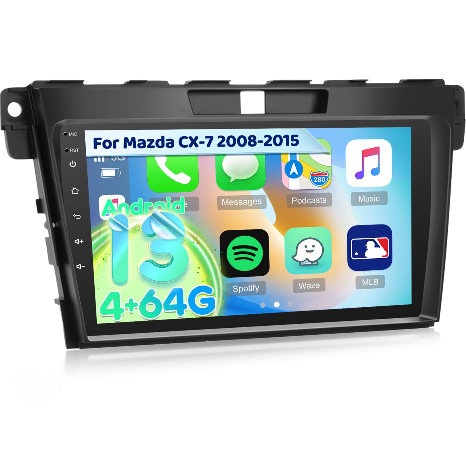 Amazon.com: [4+64G] NHOPEEW Car Stereo for Mazda CX7 CX 7 CX-7