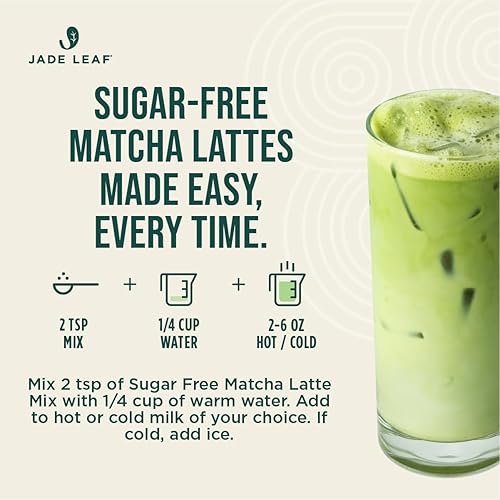 Miniatura 4 de Mezcla de café con leche matcha sin azúcar mezcla endulzada estilo café apta para dieta cetogénica 53 onzas