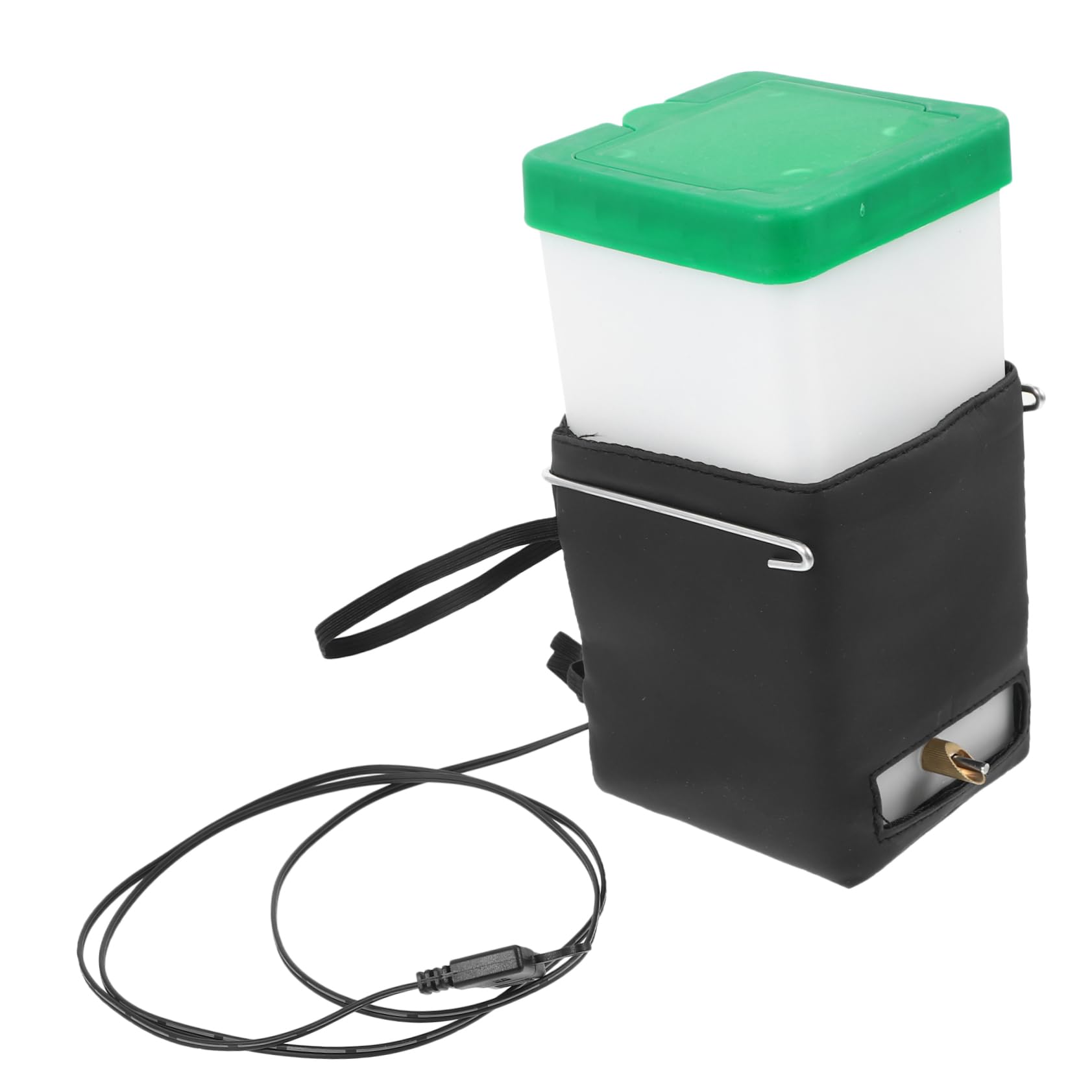 SUPVOX Heated Water Bucket for Rabbit 1l Automatic Thermostat Rabbit Waterer Feeder