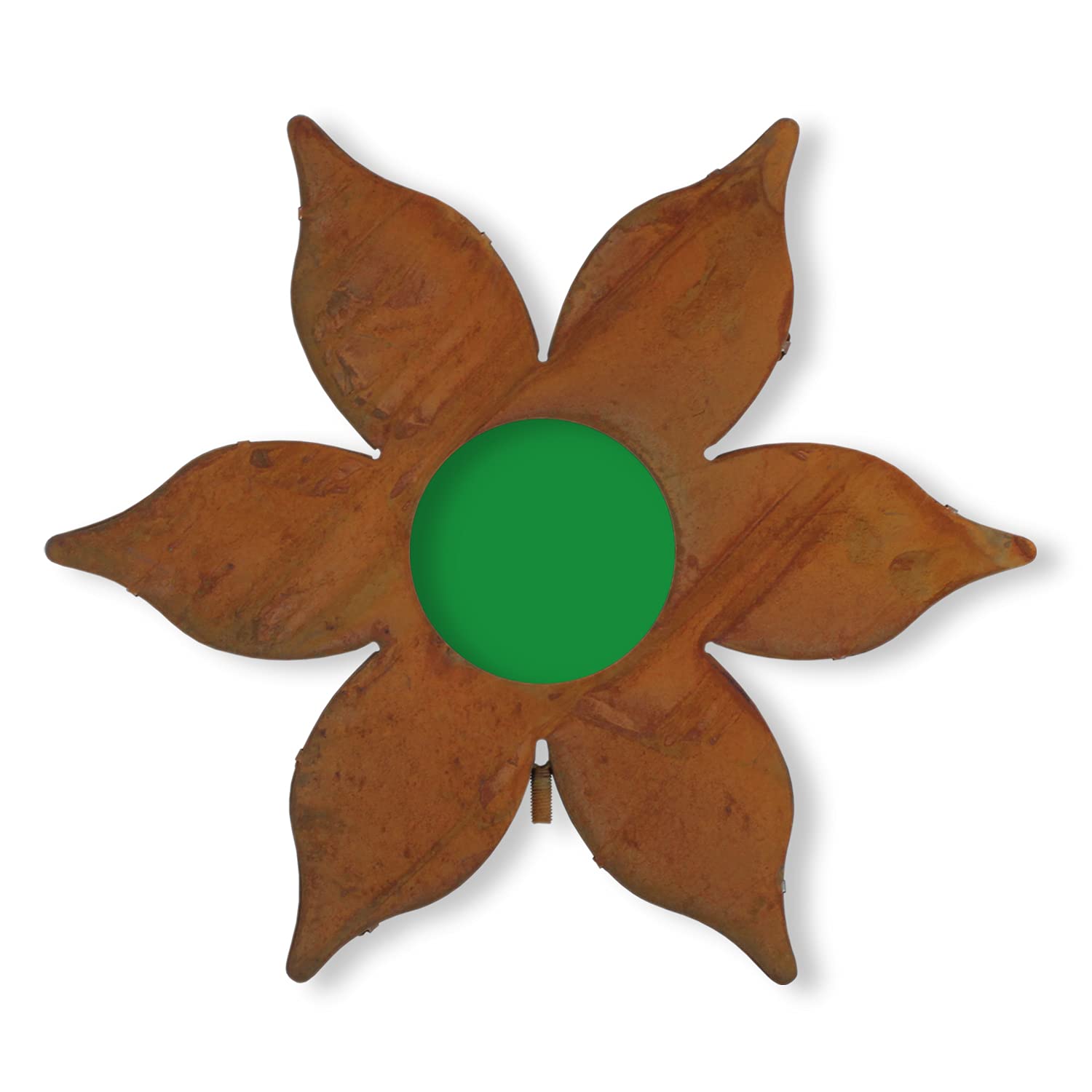 Gartenstecker Rost Blumen bunt 6 Stück Rost Deko Gartenstecker Blumen