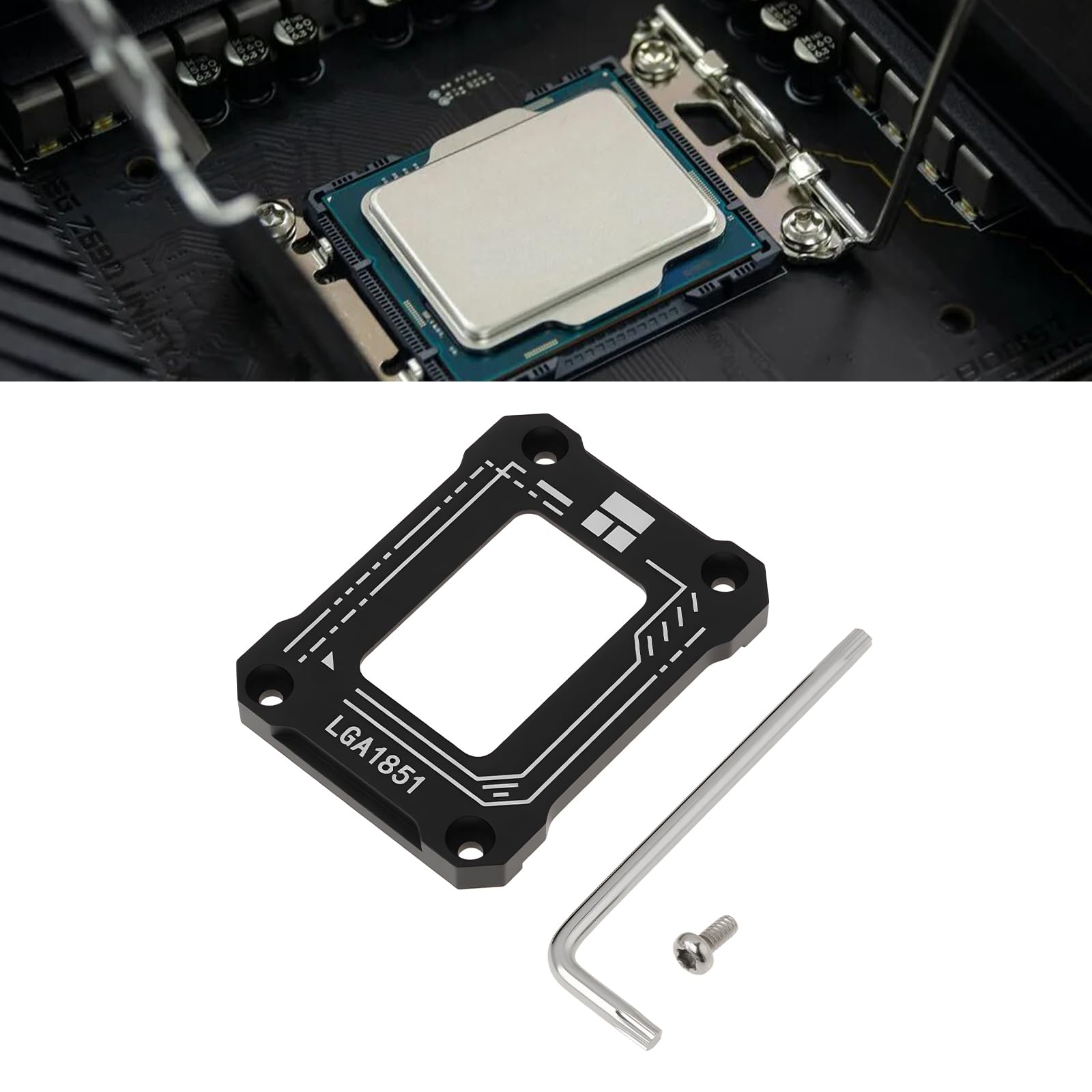 Create idea Marco de contacto para CPU de computadora compatible con Intel LGA1851 de 15ª generación