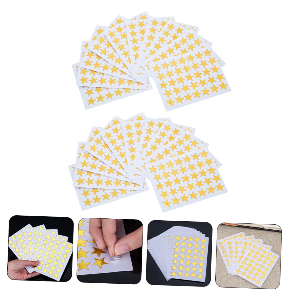 TEHAUX 4sets Adesivi Premia Per Stickers Decorativi Pvc Per Insegnanti e Genitori Per Scrapbooking e Attività Creative