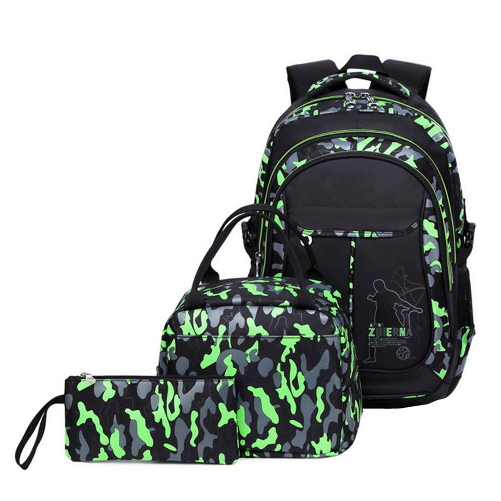 Buy Camo Kids Backpack Lunchbox Combo for Boys 3 Piece, Camoue Boys