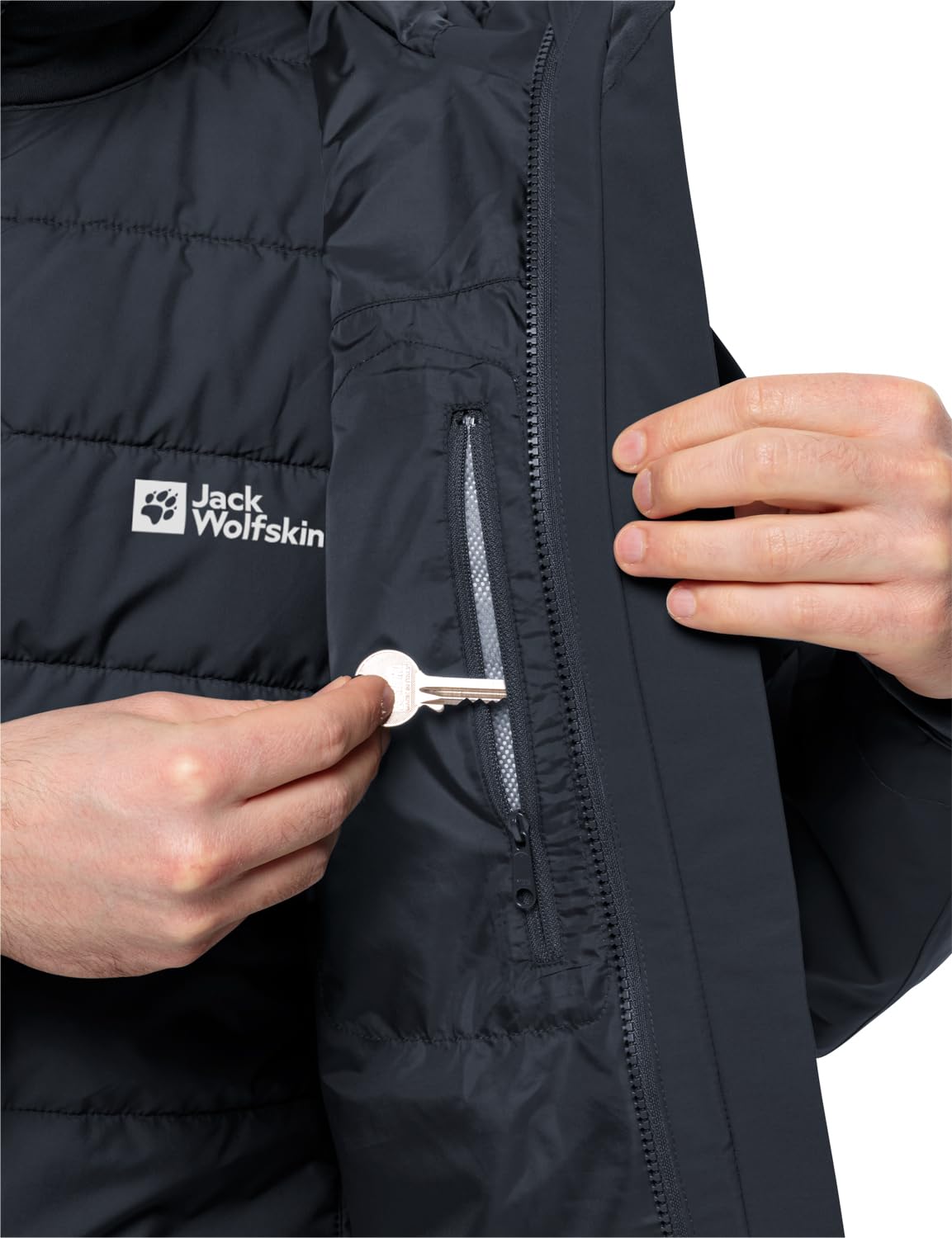 Jack Wolfskin Kurtka Mężczyźni Glaabach 3 W 1 Jkt M
