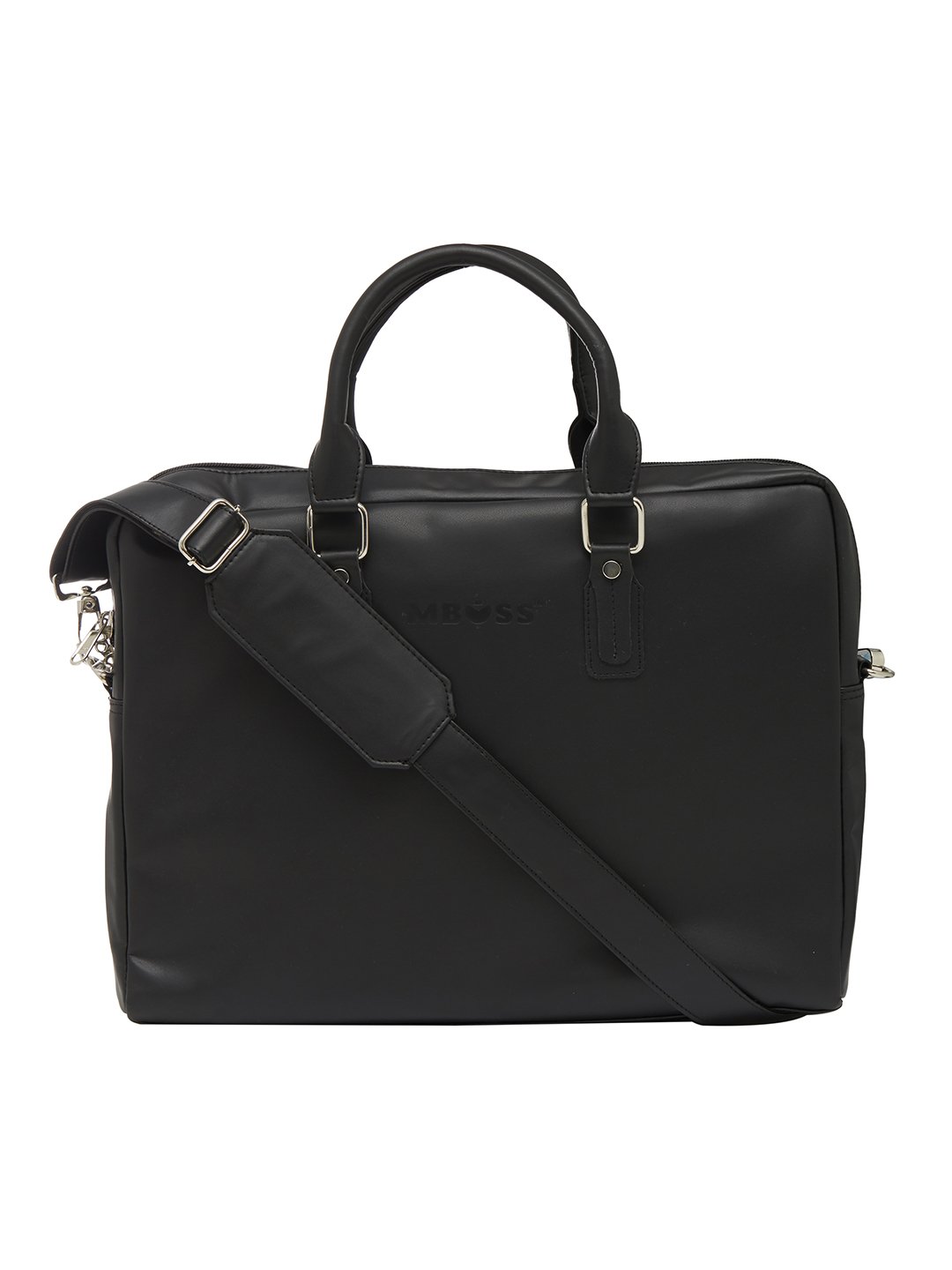 MBOSS 10.5 Ltrs Black Laptop Messenger Bag (PFB_012_Black)