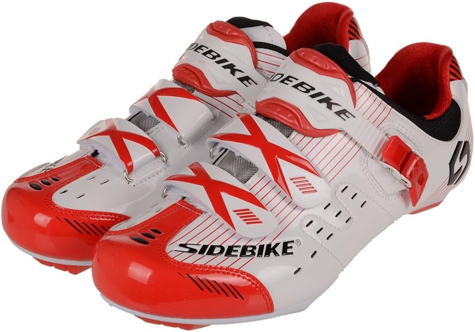 SIDE BIKE 自転車用シューズ ホワイト/レッド SIDE BIKE 自転車用シューズ ホワイト/レッド SIDE BIKE 自転車