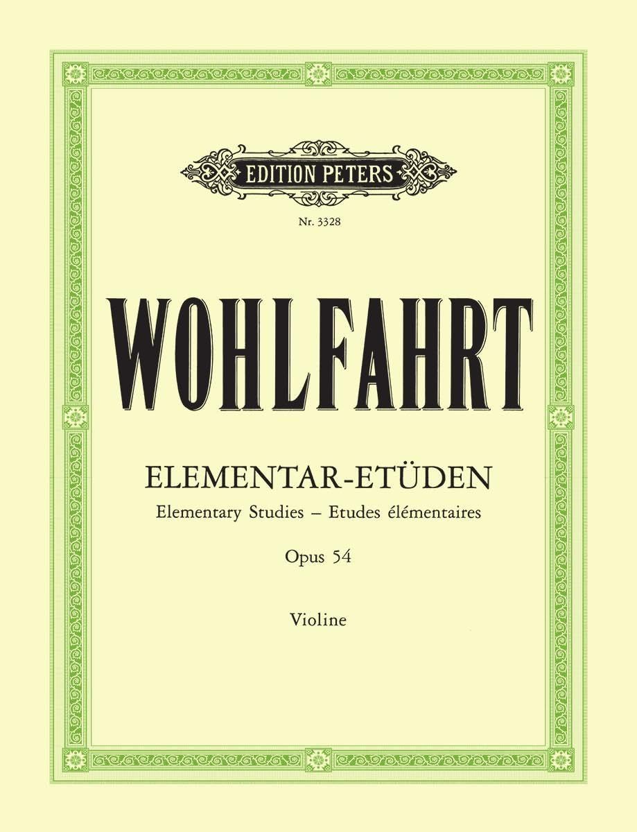 40 Elementary Studies Op. 54 for Violin (Edition Peters)