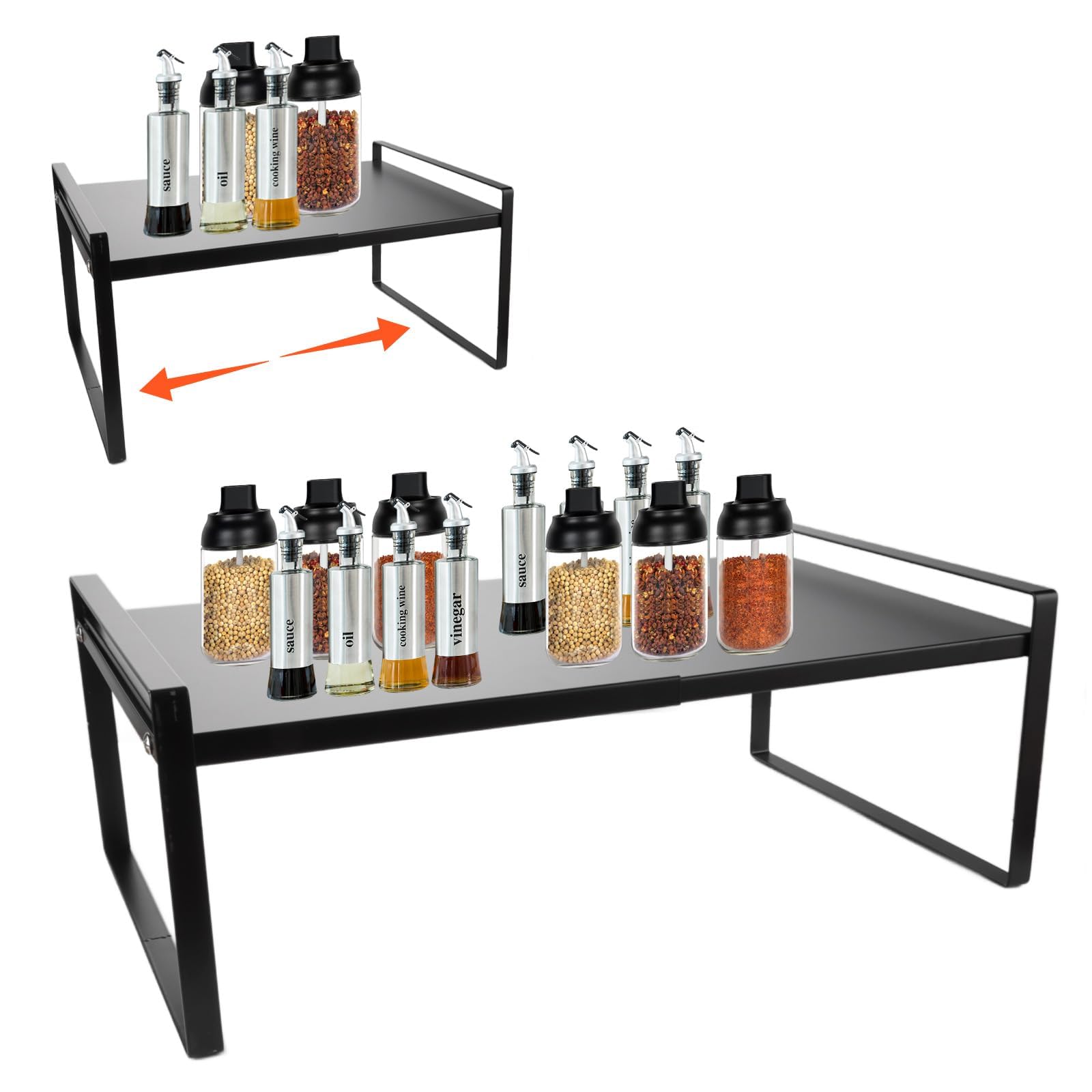 etagere cuisine extensible 35 a 65 cm