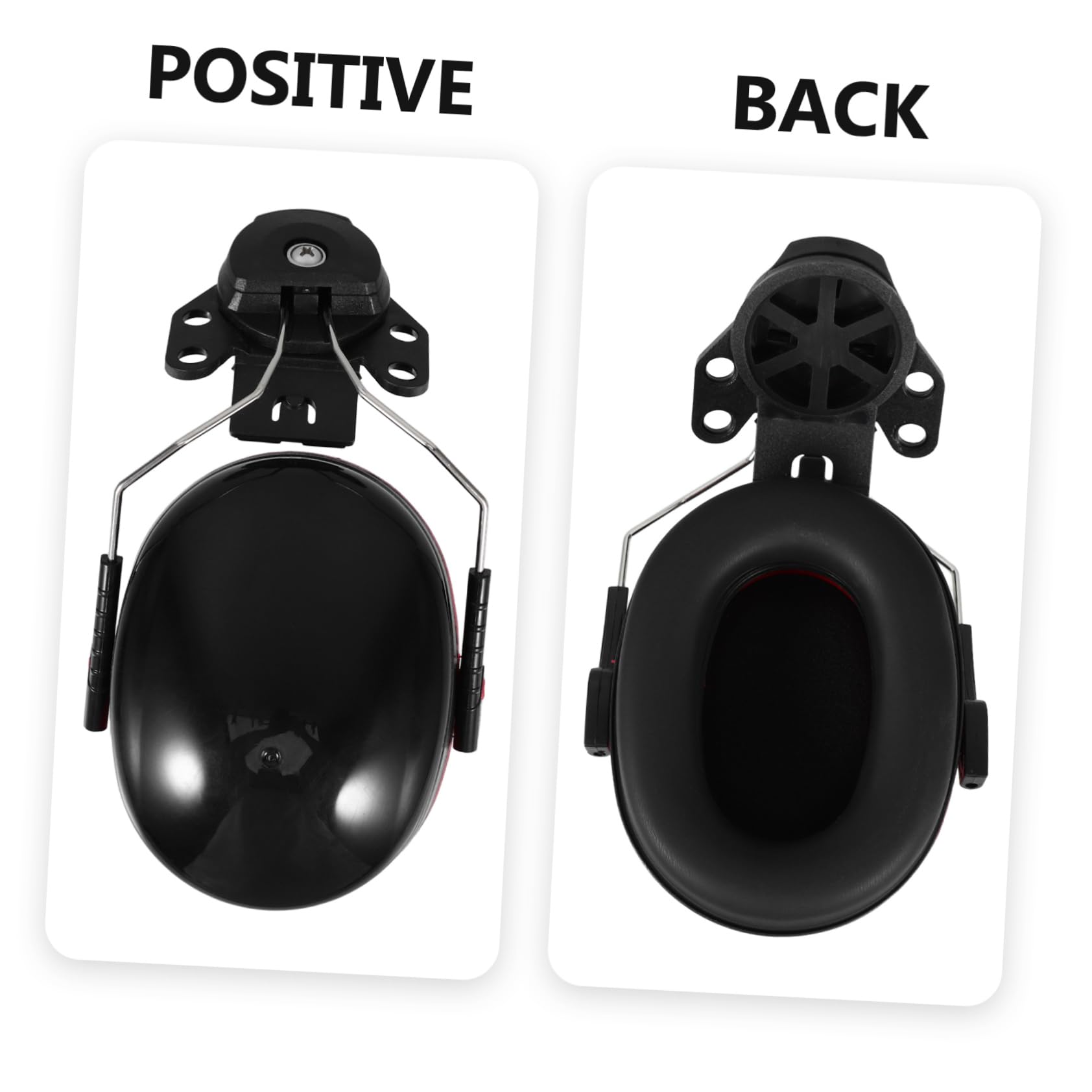 LIFKOME Orejeras para Casco de Seguridad Reducción de Ruido, Protección Auditiva para Trabajadores en Entornos de Alto Ruido, Plástico y Espuma