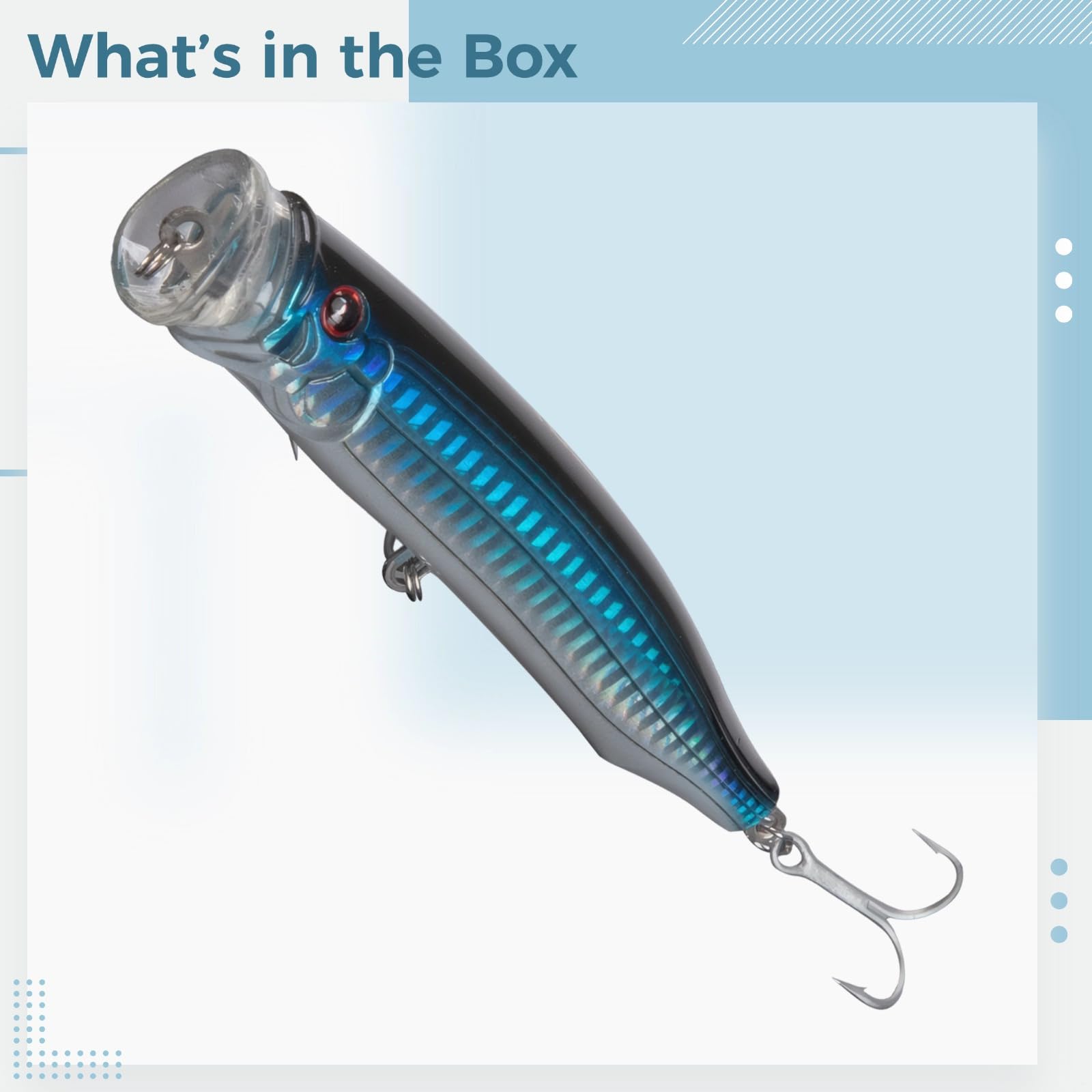 Leurre de 15 cm pour thon d'eau salée GT Popper Head Streamlined, Topwater pour thon, marlin, GT, Kingfish, Barramundi