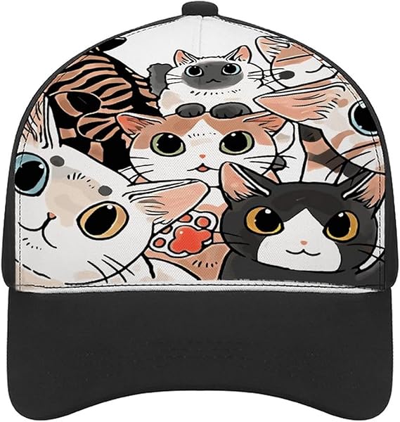 Amazon Co Jp フェリシモ猫部 猫まみれライフキャップ ハット メンズ レーディス 野球帽 日除け アンチuv カジュアルハット カジュアルハット アウトドア 帽子 調節可能 シンプル オシャレ野球帽 ファッション