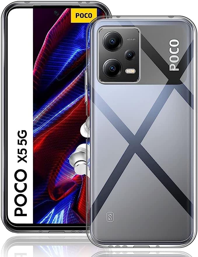 Custodia morbida in silicone trasparente di lusso per Xiaomi Poco X5 5g Antiurto trasparente Xiomi Xiami Poco X 5 Custodie per cellulari Cover posteriori  202192403