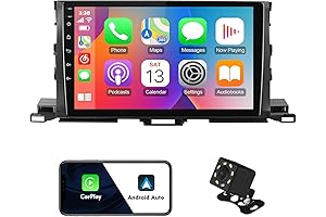 Android 12 Car Stereo for Toyota Highlander 10.1 Inch Touchscreen Car Radio with CarPlay