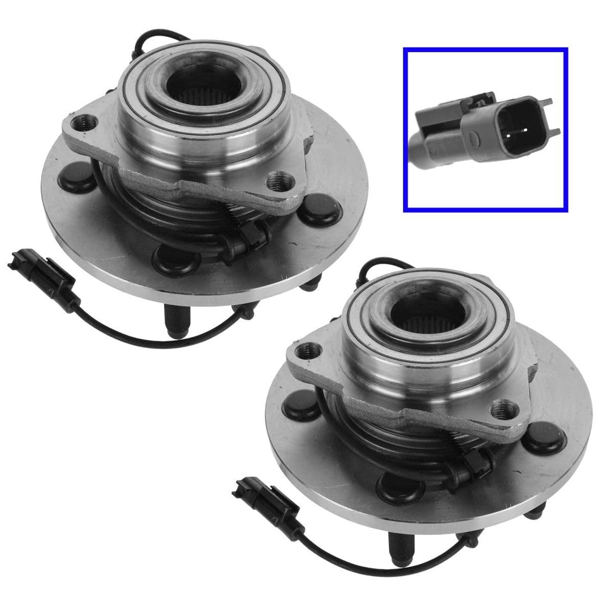 Amazon.com: YITIANTL 2pcs Wheel Hub and Bearing Assembly Right  