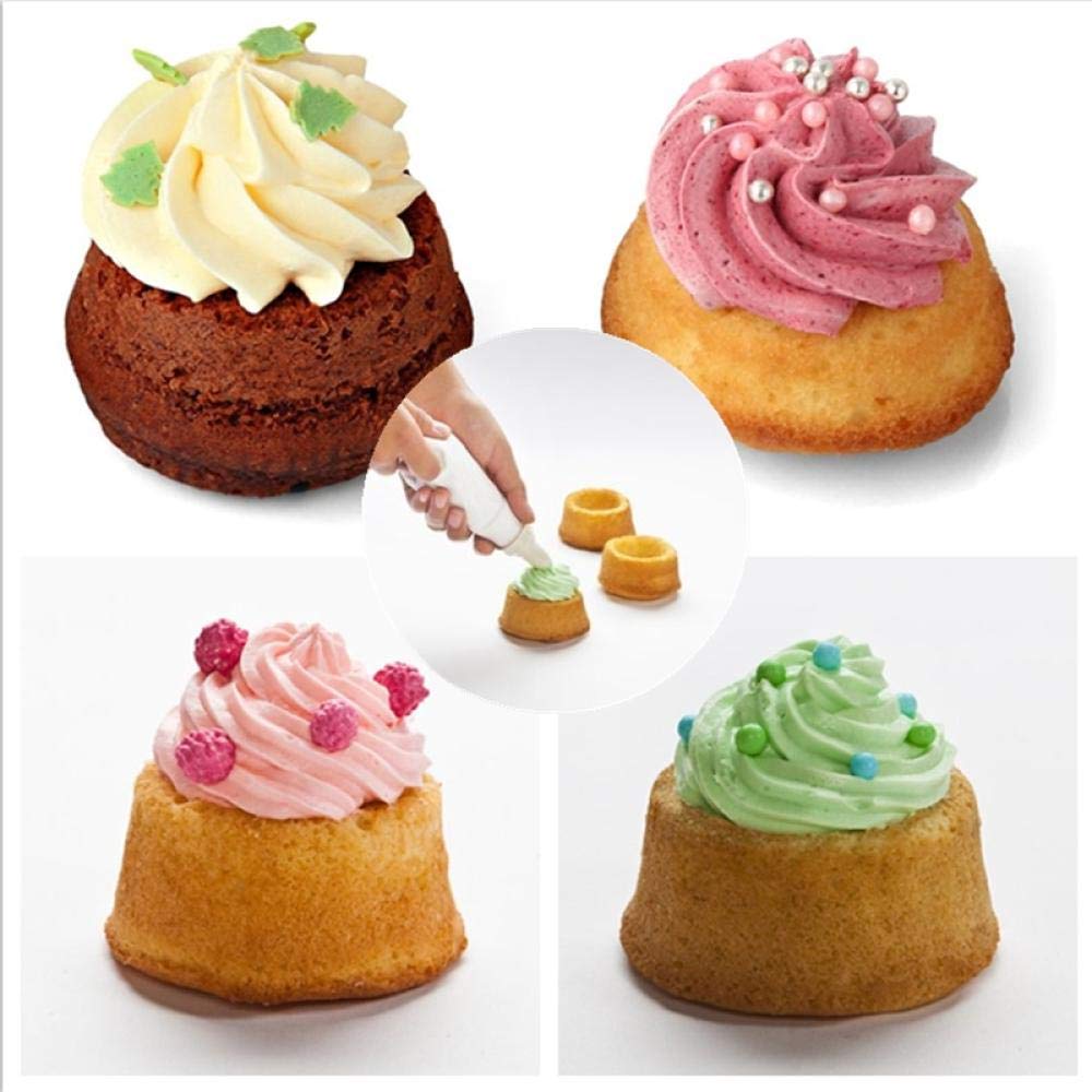 Moules À Gâteau,6 Trous Tasse Forme Gâteau Moule Pan Antiadhésif Shortcake Pan Comestible Alimentaire Bol Maker Miche Mini Muffins 1Pcs