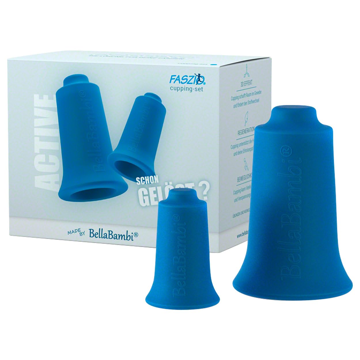 BellaBambi® FASZIO Cupping, Cup Allround + Cup Local