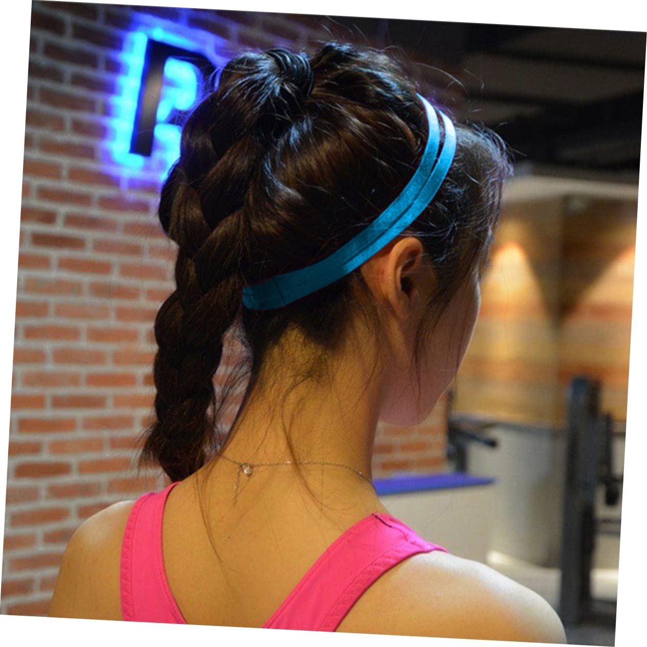 Kisangel 18 Piezas De Suministros Deportivos De Yoga Diadema De Yoga Banda para La Cabeza De Banda para El Cabello Deportiva Diadema Fina Diademas para Mujeres Diademas