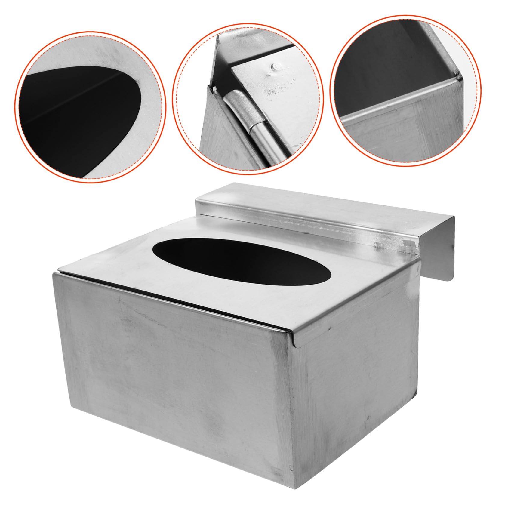 VICASKY Dispenser da Parete per Guanti USA e Getta in Acciaio Inossidabile Organizer Compatto per Cucina Laboratorio Ospedali e Ristoranti Supporto Resistente e Compatto per Box Guanti