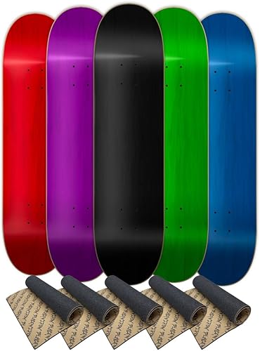 Yocaher Tablas de patineta profesional canadiense con manchas de arce canadiense, tamaño 31 x 7.5 pulgadas, 7.75 pulgadas, 8.0 pulgadas, 8.25