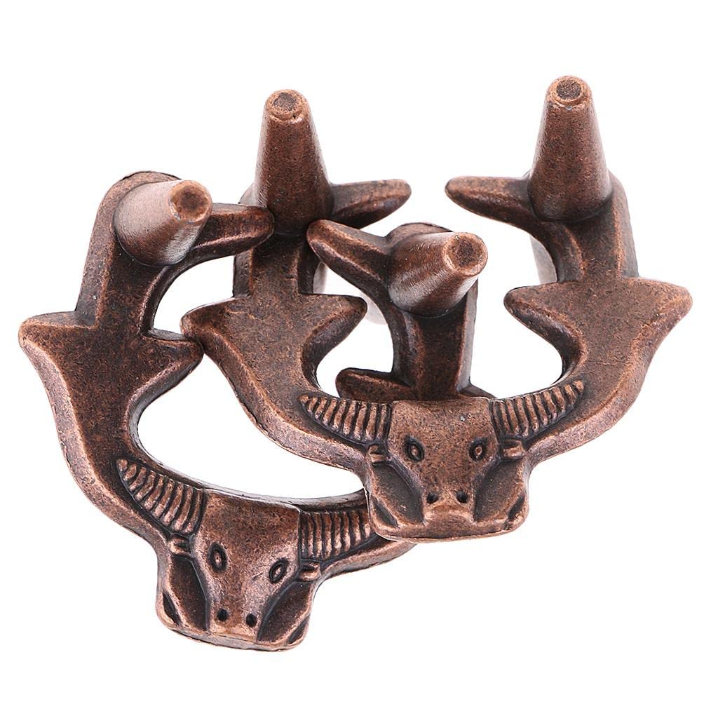 Enakshi Bull Lock Puzzle Classic Metal Brain Teaser IQ Test Toy for Adults Children (B0D7ZTZGG3) Amazon Price History, Amazon Price Tracker