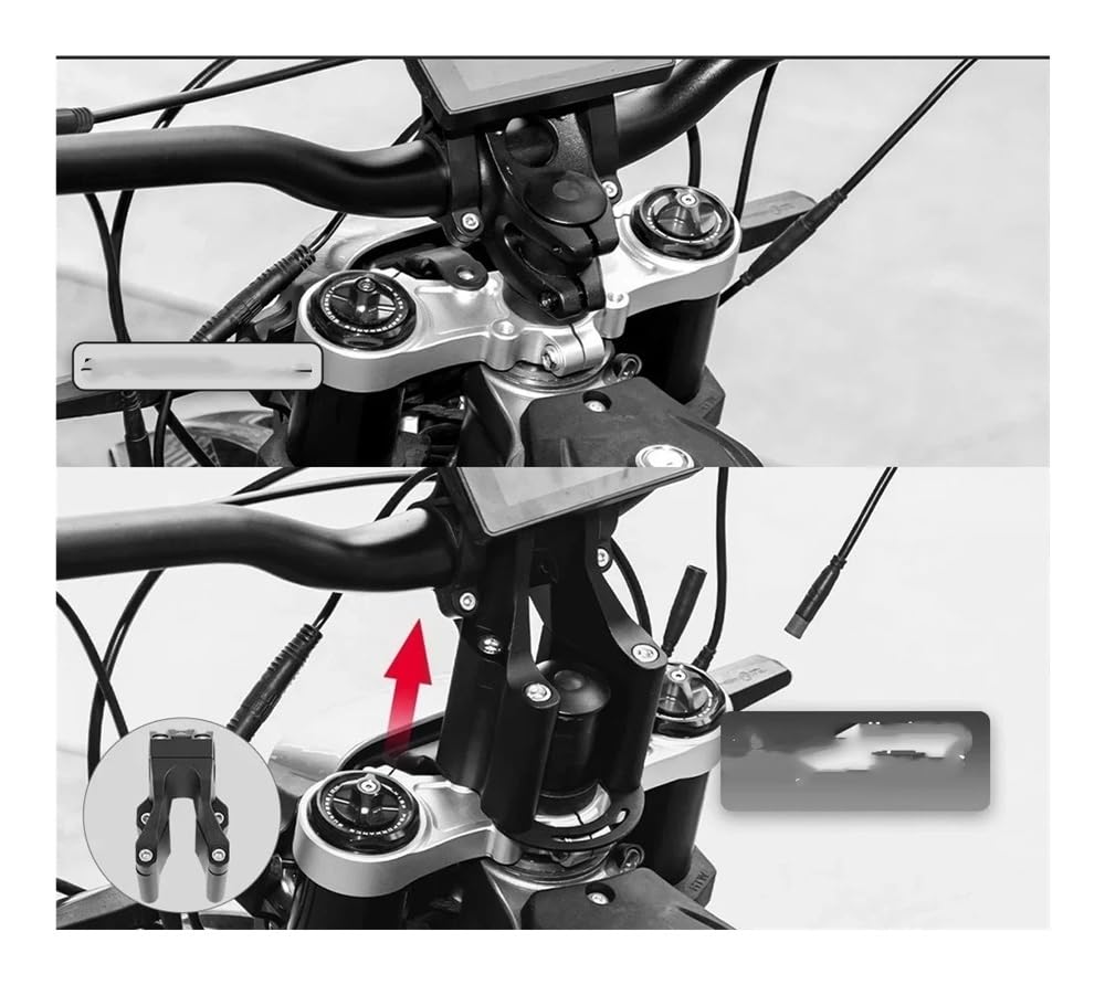 Rialzo manubrio moto Attacco Manubrio Riser A Montaggio Diretto Per Moto Fuoristrada Per Surron X Per Light Bee Parti Modifica Accessori Sostituzione Componente