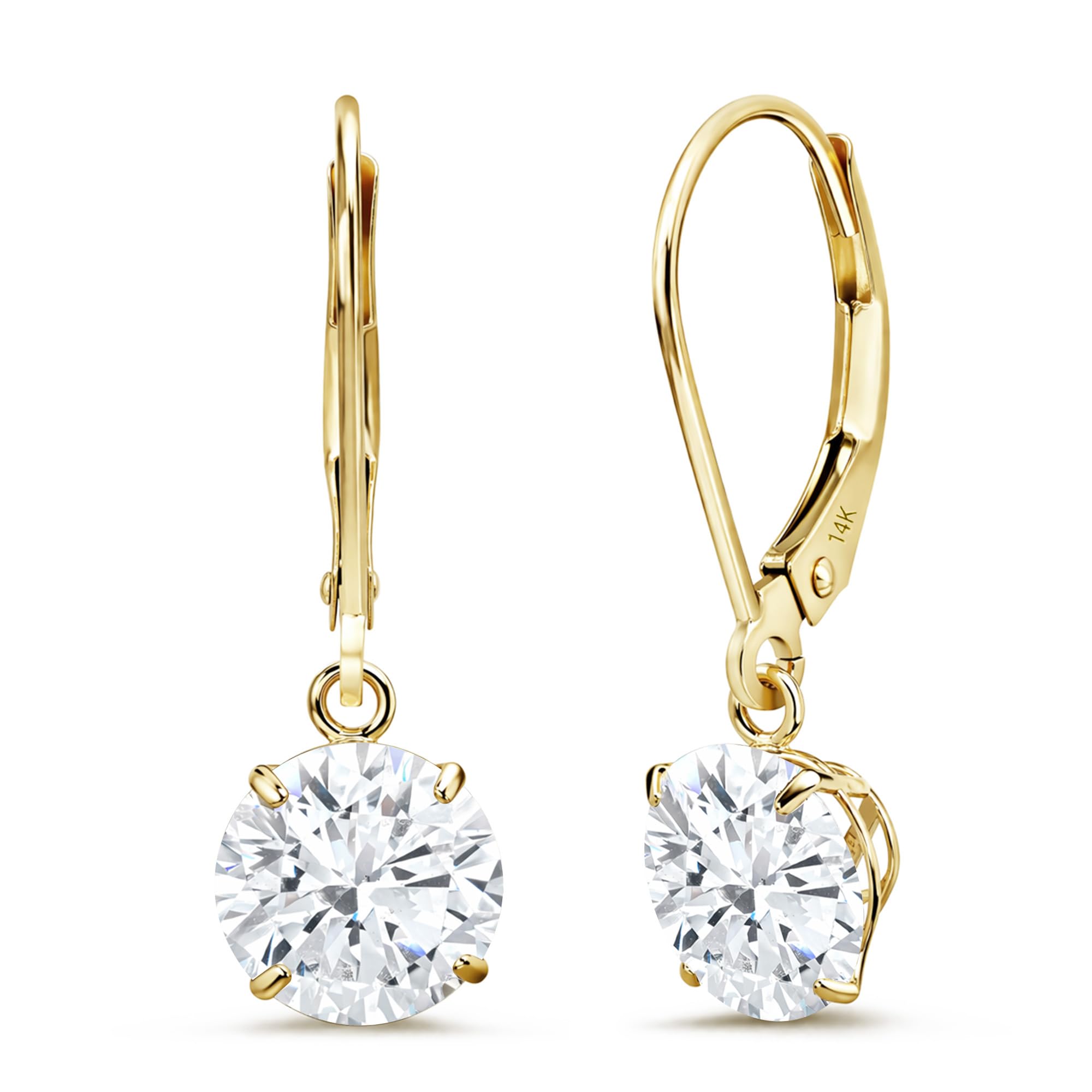 MAX  STONE CZ Dangle Earrings