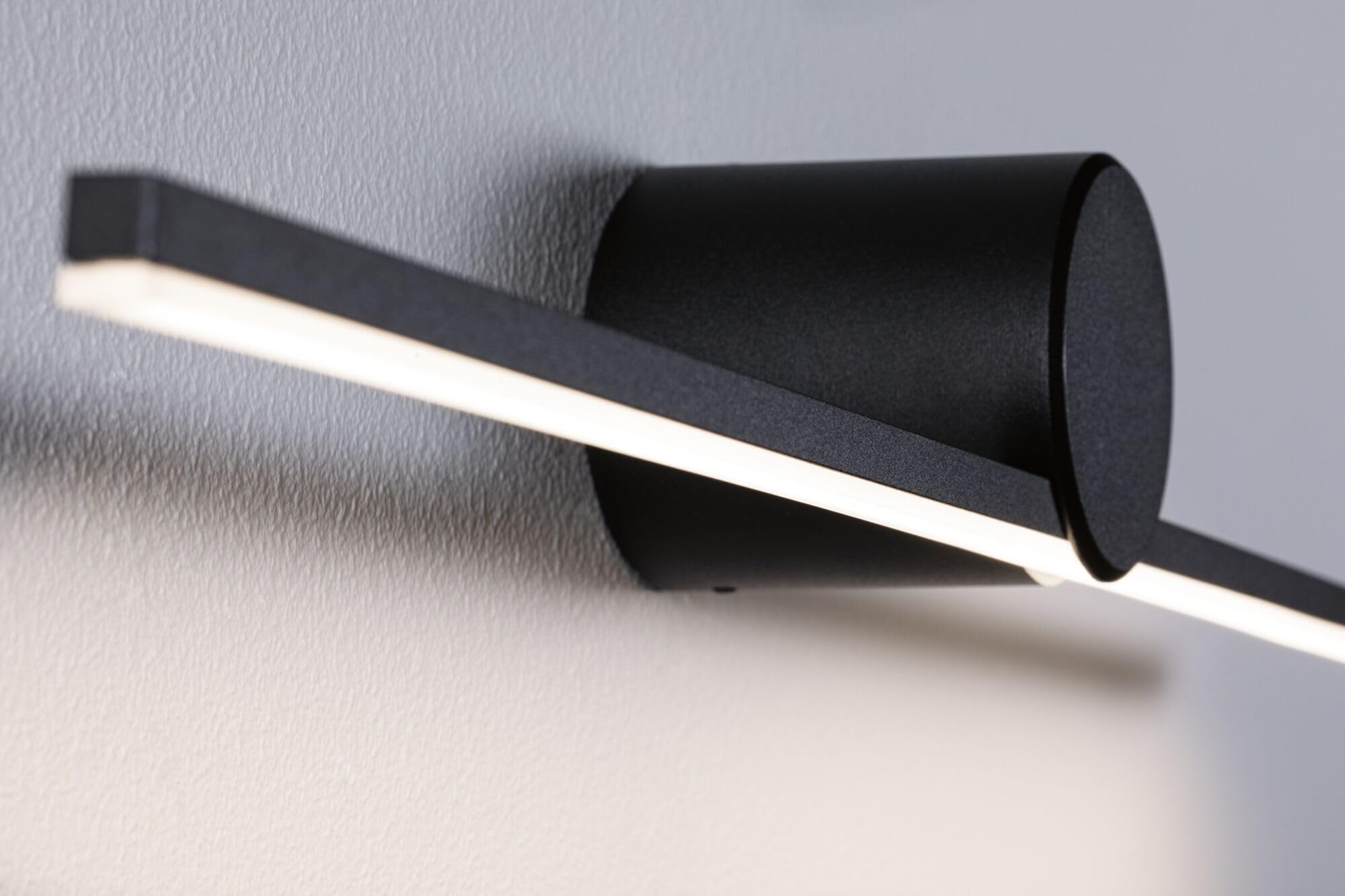 Paulmann 75413 LED Leuchtspiegel Sava IP44 3000K 850lm 230V 13,5W Schwarz matt