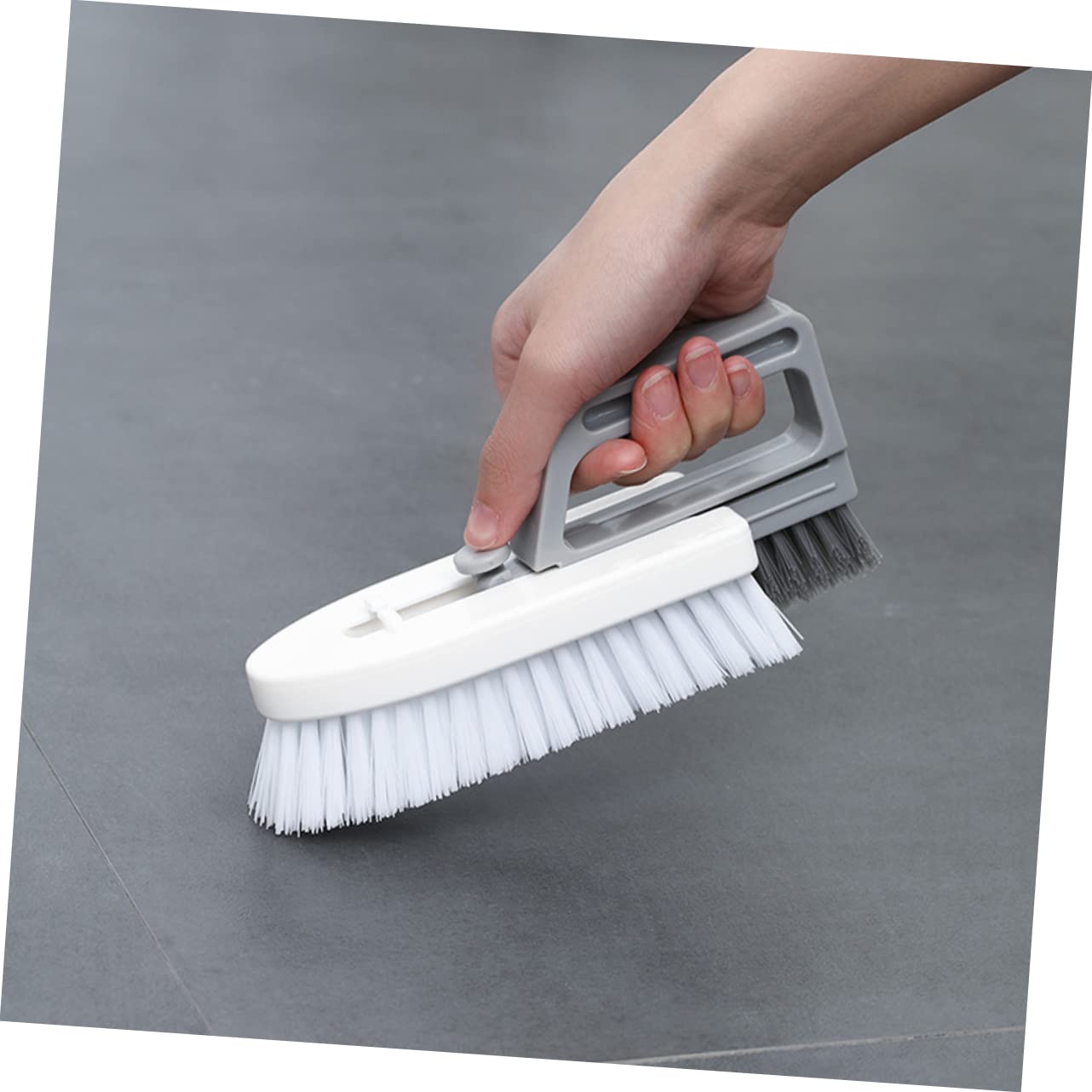 Mobestech 2piezas Escobilla De Limpieza De Ranuras y Grietas Cepillo Desmontable para Suelos Azulejos y Rincones Utensilios De Limpieza Multifuncionales