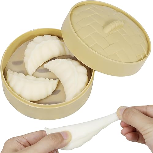 3 piezas de bola de masa blanda, bola de estrés para aliviar el estrés, juguete de bola de mano con kit de vapor de alimentos para oficina, hogar,