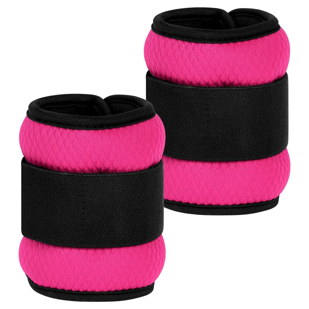 Adiwo Arm Wrist Leg Weights for Women Men, Neoprene Ankle Weight With Strap
