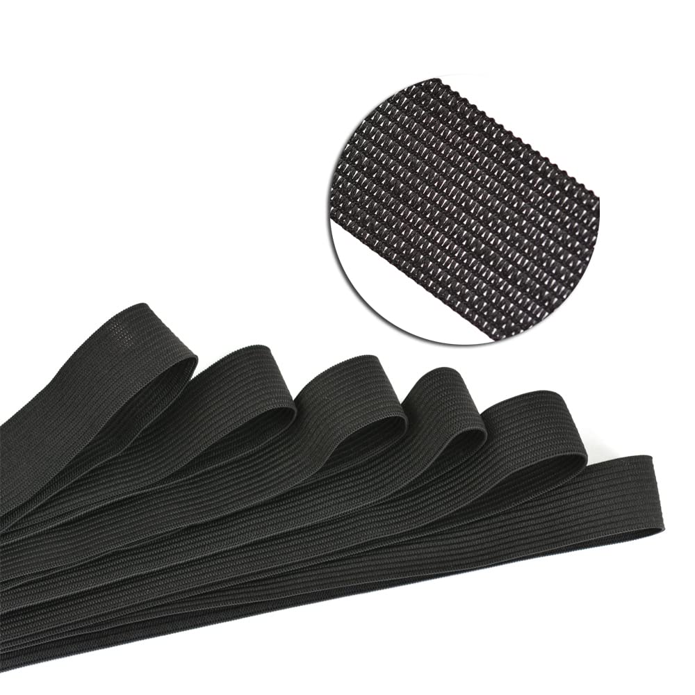 6pcs Black Wig Elastic Band Wig Melting Band Accessories for Wigs Making (2cm) - Image 3