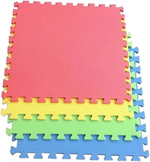 BCOATH 10 Peças Almofada De Chão Infantil Tapete De Brincar De Bebê Tapete De Chão De Bebê Tapete De Quebra-Cabeça De Bebê Tapete De Jogo De Eva Tapetes De Chão Intertravados Tapete De