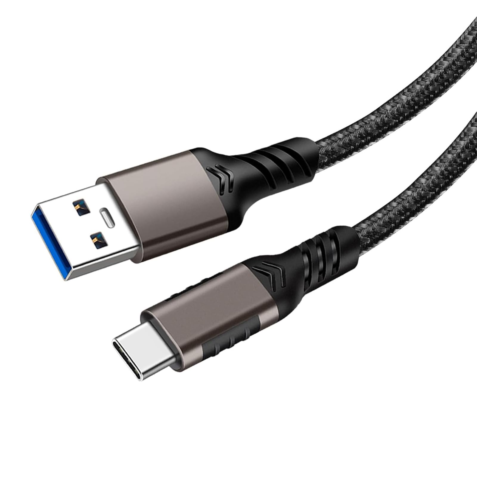 USB Type C ケーブル 0.3m 短い【 YITONGXXSUN 】 USB3.1 Gen2 10Gbps データ転送 60W高速充電 USB-A to USB-C ナイロン編み 高耐久性 マートフォン・タブレット・ゲーム機のタイプc機種に対応