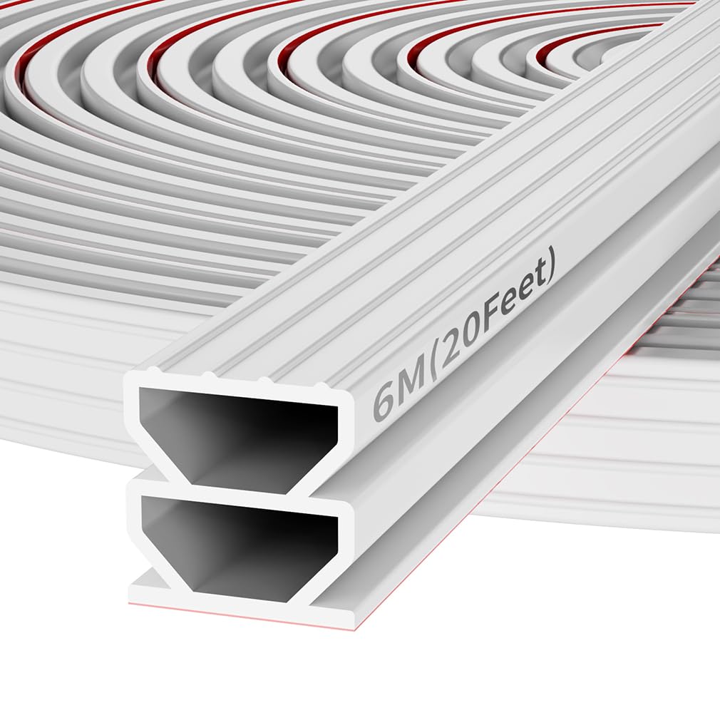 Sealing Tape, Self-Adhesive Door Seal, Door Seal, Rubber Window Seal, Rubber Seal Door Sealing Tape (White, 1 cm x 6 m)