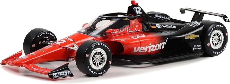 INDYCAR-DALLARA　　ペンスケ　GREENLIGHT　1/18 Amazon.com: Dallara IndyCar #12 Will Power Verizon Team