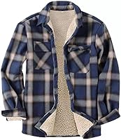 Vista 2 de Men's Winter Casual Jacket Flannel Button Down Jackets for Daily life Work Shopping