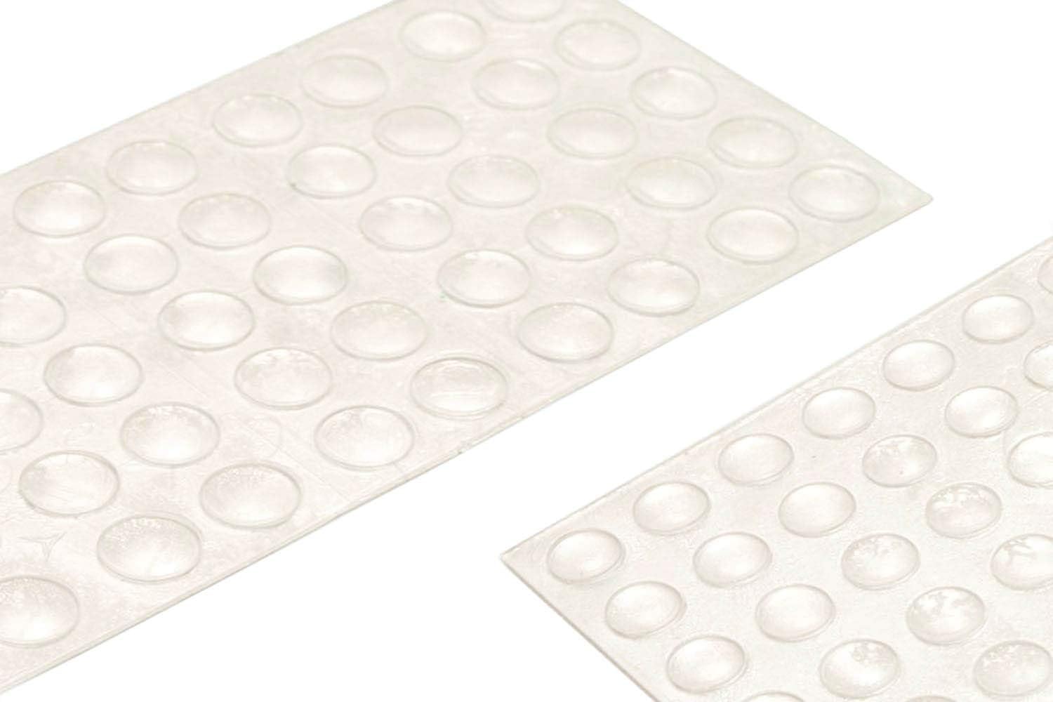 Mprofi MT 50 X Lagrimas Silicona Gotas Silicona Adhesivas Topes Adhesivos Transparentes Almohadilla Autoadhesiva Pies de Goma Pad Hemisférica de Puerta de Muebles Pad Diámetro 7 mm Altura 1,5 mm