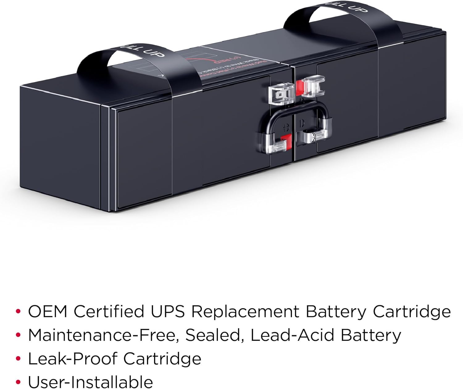 CyberPower RB1290X2E UPS Replacement Battery Cartridge, Maintenance Free, User-Installable, 12V/9Ah