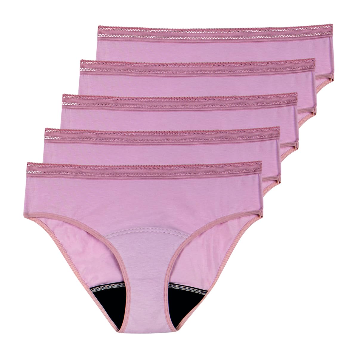 Athena - Lot de 5 Culottes menstruelles Femme