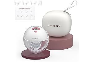 Momcozy Wearable Double-Sealed Breast Pump with Willow Container 27mm