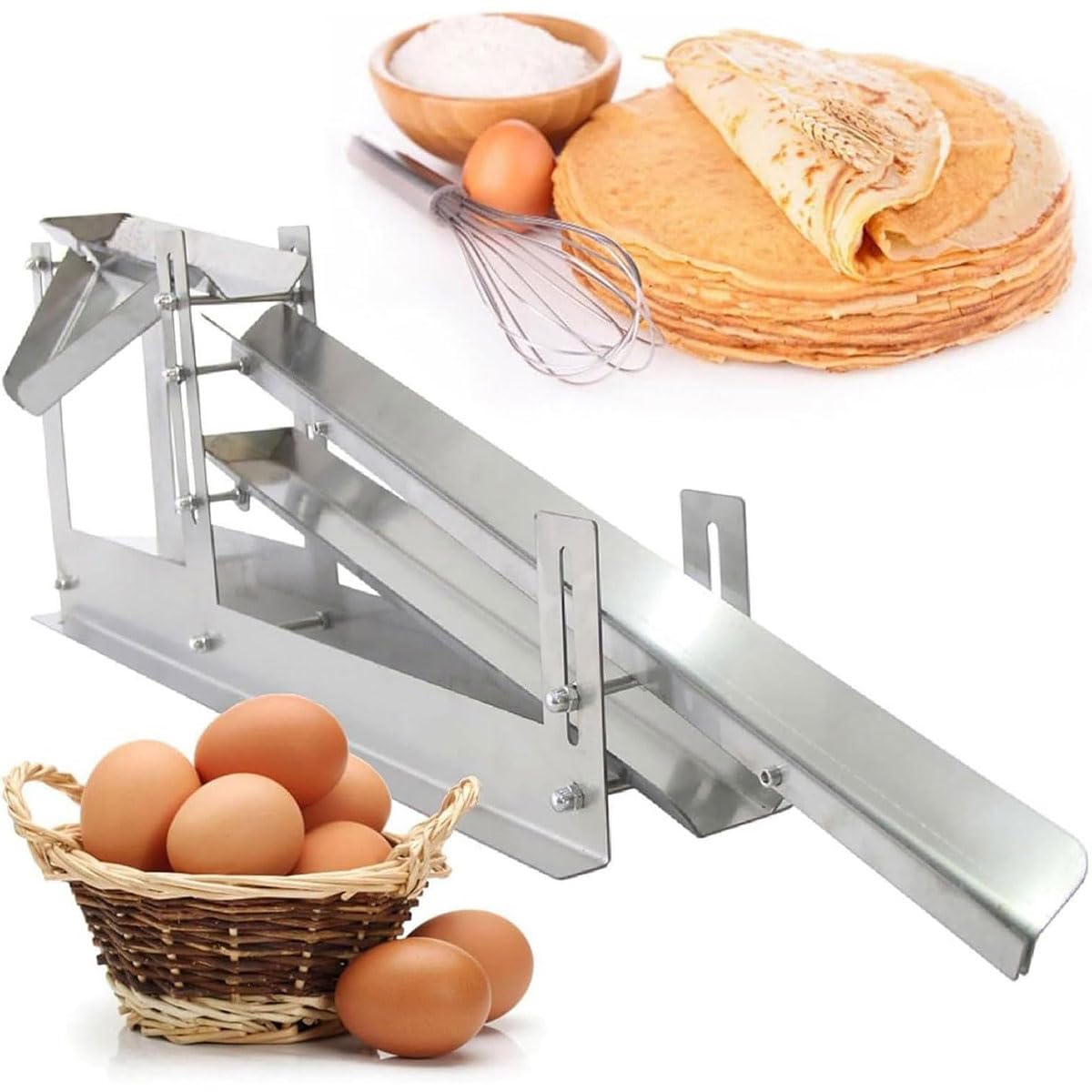 Separador de clara de huevo, separador rápido de yema de huevo, separador de proteínas de yema de pollo, altura ajustable y espacio de separación, salida de 500-800 piezas/H