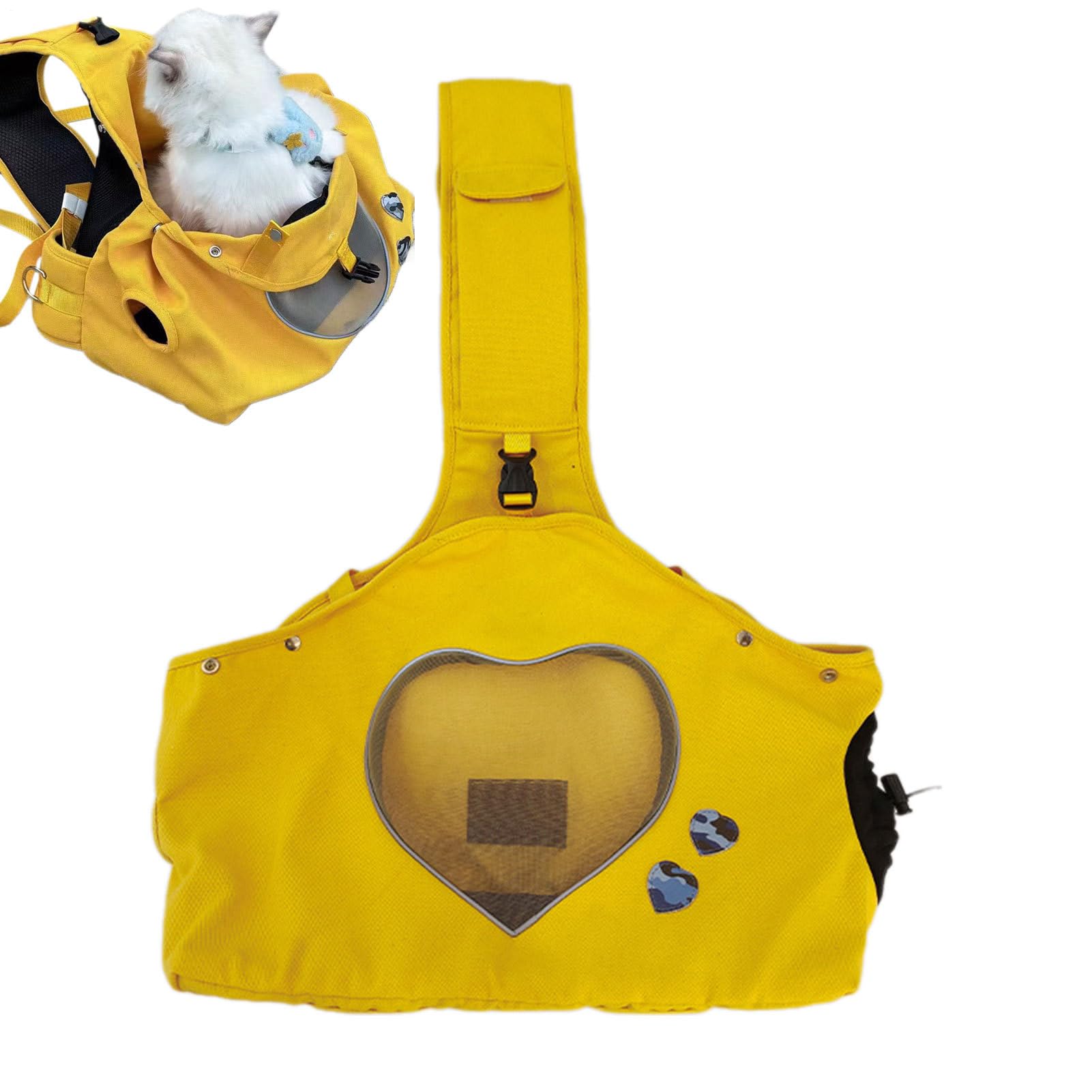 Transportador de viaje para perros pequeños y gatos con malla transpirable