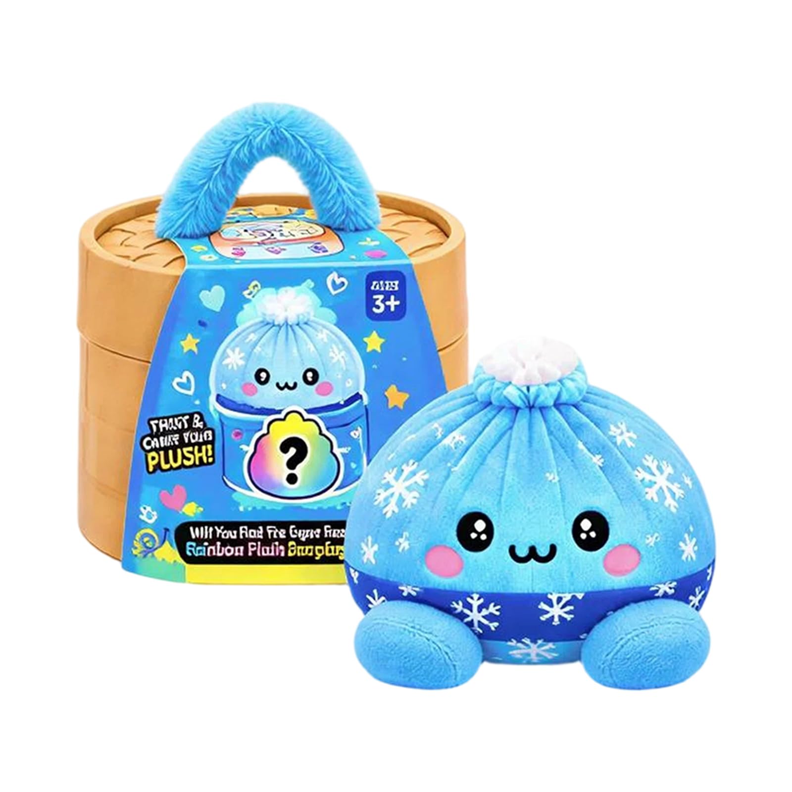 Squishy Dumpling Cute Plush Christmas Giant Dumpling Squishy Mystery Dumplings Halloween Dumplings Squishies Toy Large Fidget Buns Toys Rainbow Blind Box Adult